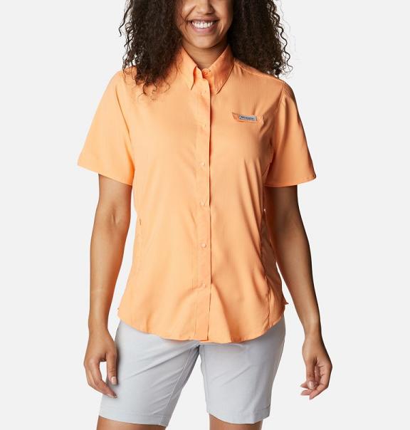 Columbia PFG Tamiami II Shirts Yellow For Women's NZ40316 New Zealand